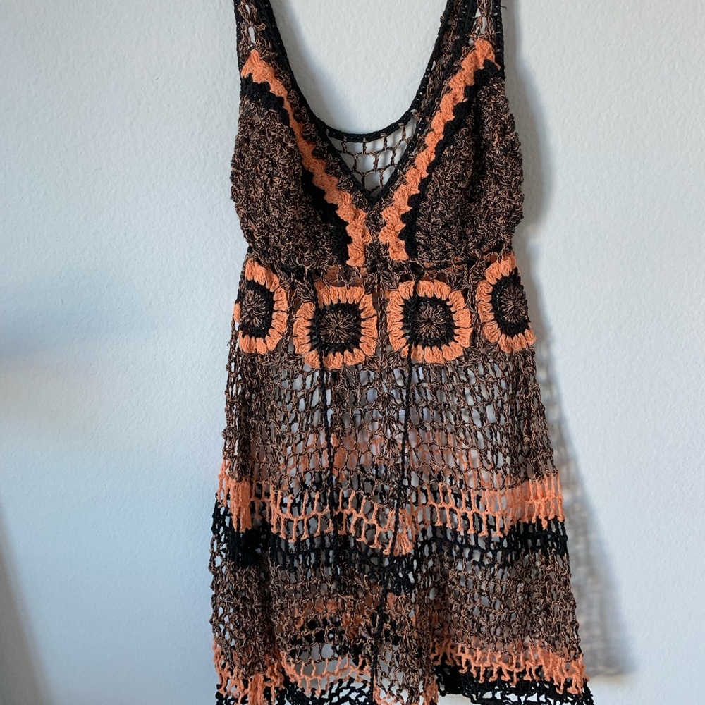 Crochet swim cover up